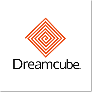 Dreamcube 69 Video Game System 90's 2000's Knock Off Brand Logo Posters and Art